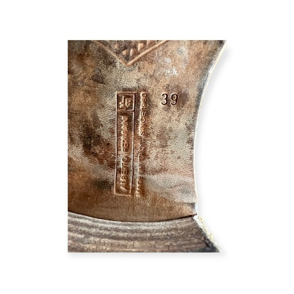 Alberto Fermani boots booties shoes brown black size 39 / 8 - Picture 9 of 10